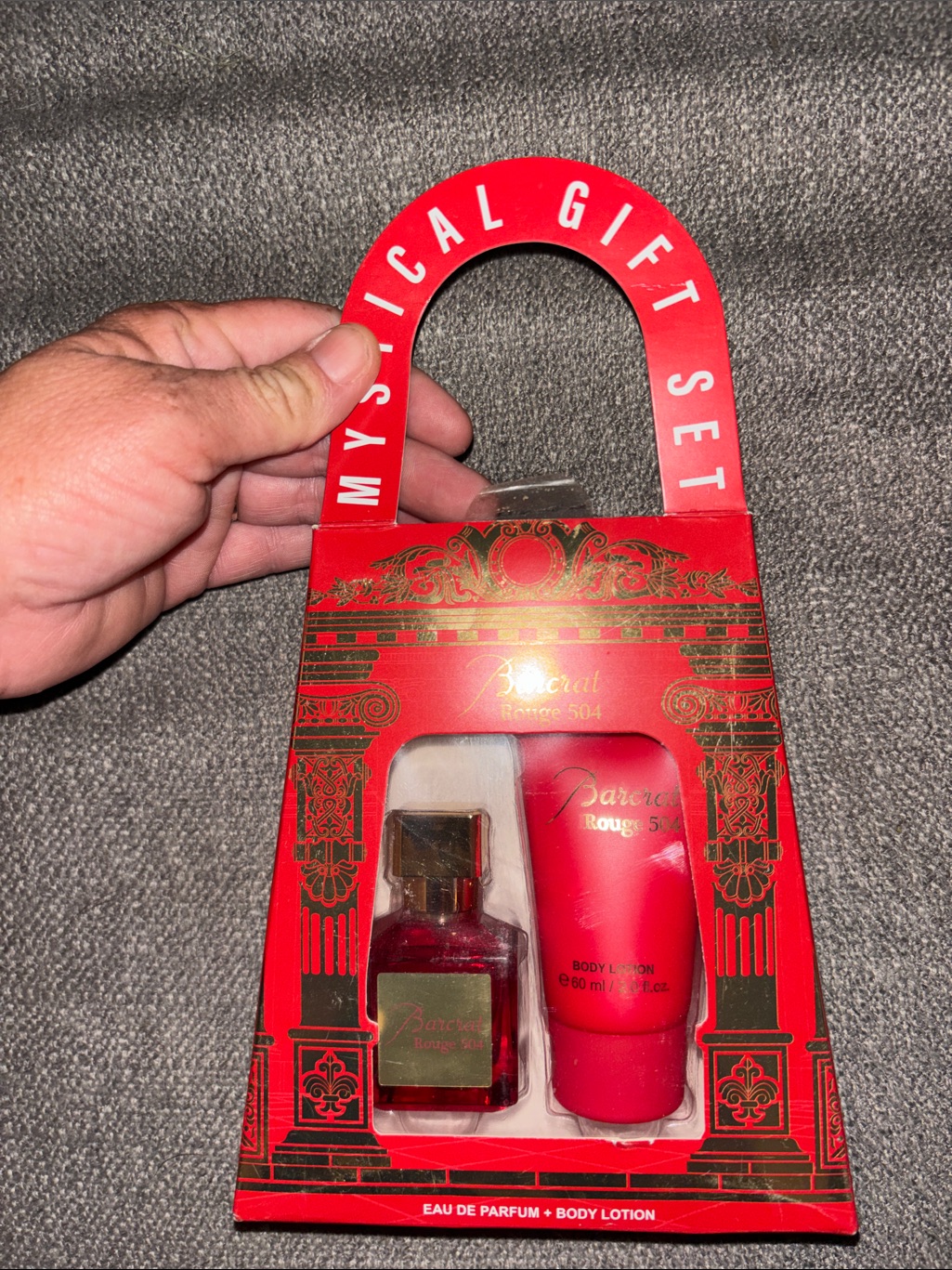 Mystical Gift Set Red Perfume  Body Lotion